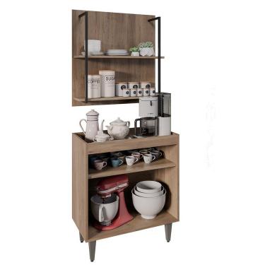 Imagem de Painel Organizador 2 Prateleiras Clara - Ssx Multicoisas Freijó