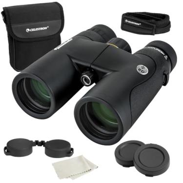 Imagem de Celestron 72332 - Binóculos Nature DX ED 8x42 Premium - Lentes objetivas de dispersão extra baixa (ED) - Óptica multi-revestida - Prismas BaK-4 com revestimento de fase