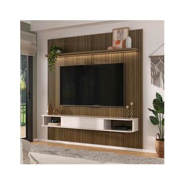 Imagem de Painel Belluno Artely para TV de até 75 Polegadas com 1 Prateleira e 2 Nichos