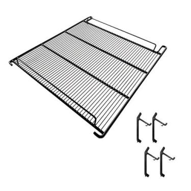 Imagem de Grade Prateleira Para Freezer Conservador Vf55 Preta 64 X 54 - Metalfr