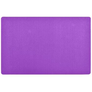 Imagem de TSENQUE Tapete personalizado de orquídea roxa para porta da frente, tapete de boas-vindas para porta da frente tapetes de porta interna para entrada de casa 81 x 50 cm