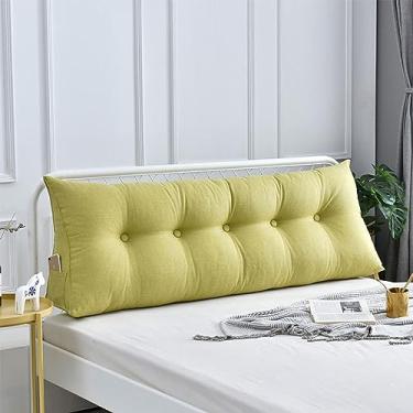 Imagem de Almofada confortável para cama lombar, almofada de leitura para encosto, almofada triangular para cabeceira de cama, almofada de cunha, grande almofada de leitura para janela de sacada, tatami, sofá