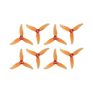 Imagem de Hélice Gemfan Hurricane De 2,5 Polegadas Com 3 Lâminas Em PC, 4 Pares 