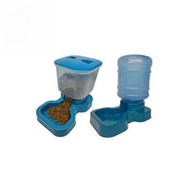 Imagem de Kit Comedouro Automático Pet + Bebedouro Automático 10L com Galão para Cães e Gatos
