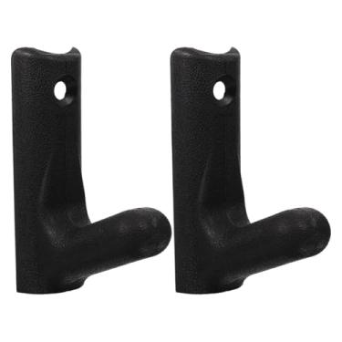 Imagem de Dynwave Suporte de parede para barra de halteres (2 peças) - Suporte para barra de halteres, acessório prático de, organizador, Material de Pc, 16cmx5.2cm