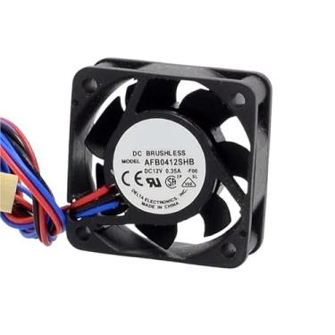 Imagem de 1 peça 40 * 40 * 15 mm AFB0412SHB 4015 40 mm 12V 0,35A volume de ar ventilador de refrigeração de rolamento de esferas de velocidade dupla