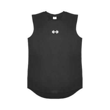 Imagem de Camiseta Regata Masculina De Algodão Sem Mangas Para Verão, Respirável