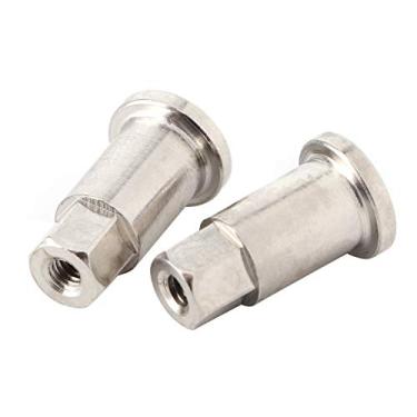 Imagem de KIMISS Eixo de Metal da Roda Dianteira do Carro RC de 2 Unidades para WPL D12 – Peças de Modificação do Eixo Encurtado para Desempenho Aprimorado