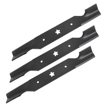 Imagem de Belleone 187256 Adequado para lâminas de cortador Hus qvarna de 137 cm, lâminas 187254 compatíveis com AYP, Poulan, Crafts Man, Hus qvarna Z254 MZ54 Z254F RZ5424 Z5426 574292401 532187256 4 532 187256