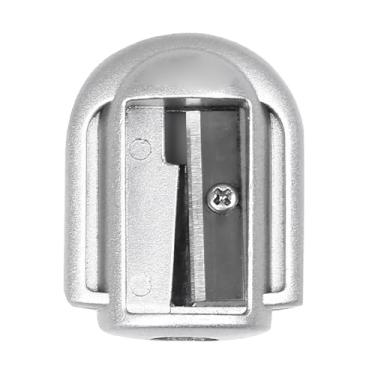 Imagem de Mini apontador de lápis de metal portátil de afiação rápida lâmina durável portátil mini apontador de caneta de bolso manual para estudantes artistas material escolar de escritório
