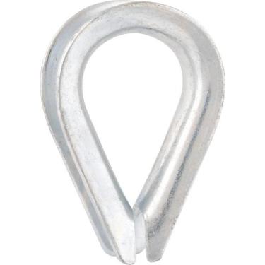 Imagem de Anilha para cabo de aço 5/8" leve galvanizada - Vonder