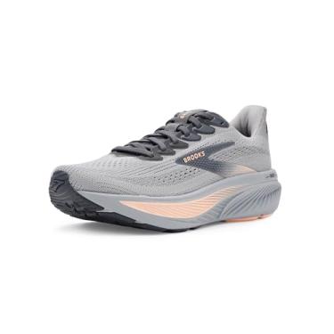 Imagem de Brooks Tênis de corrida feminino Ghost 17 Neutral, Liga metálica/pérola enegrecida/pêssego, 35