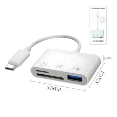 Imagem de Adaptador De Memória Leitor De Cartão Micro SD SD TF USB Tipo C OTG USB 3.0 Para Celular Tablet Notebook Computador Expansão De Armazenamento Transferência Rápida De Dados Multidispositivo