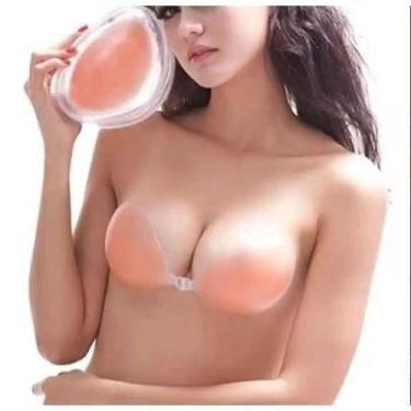 Imagem de Sutiã Auto-Adesivo Silicone Invisível UnBra Aumenta E Levanta Seios, m