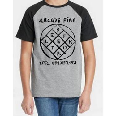Imagem de Camiseta Infantil Arcade Fire - Reflector Tour - Alternativo Basico, C