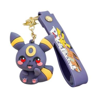 Imagem de Chaveiro De Pelúcia Eevee Evoluções: Flareon, Jolteon, Vaporeon - Chav