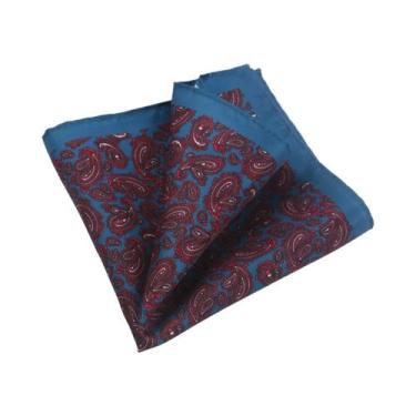 Imagem de Lenço De Bolso Masculino Estilo Retrô Britânico Para Terno, Decoração 