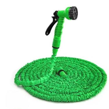 Imagem de Mangueira Mágica Flexível De Jato Para Jardim E Carro(verde)