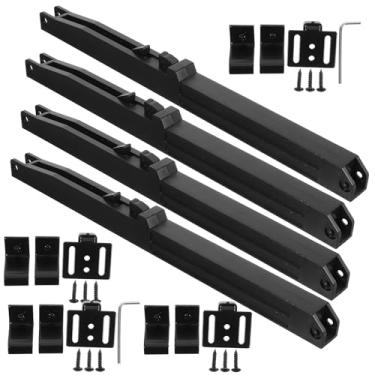 Imagem de Mobestech Conjunto de 4 Amortecedores de Fechamento Suave de Precisão para Portas de Celeiro, Com Trava de Alta Resistência para Uso Residencial E Comercial.