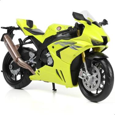 Imagem de Risopen 1/12 1000R modelo de motocicleta brinquedo mini metal Diecast motocicleta modelo amarelo motocicleta brinquedo desporto motocicleta corrida modelo coleção presente para homens Kid Boy