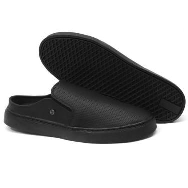 Imagem de Sapatenis Slip-on mule masculino  - CONNECT WAY, Preto, Preto, 38