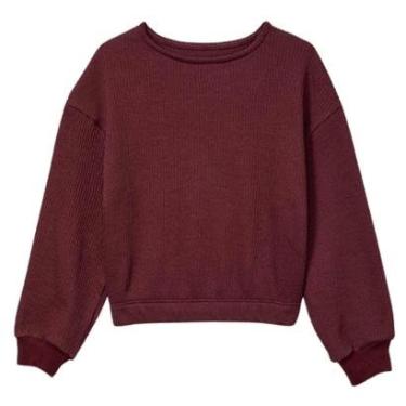 Imagem de Blusa Hering Marrom Infantil Menina Decote Redondo-Feminino