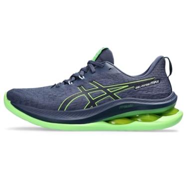 Imagem de ASICS Tênis de corrida masculino Gel-Kinsei MAX, Azul Trovão/Limão elétrico, 38