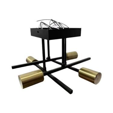 Imagem de Luminária De Teto Moderna Nórdica Com 4 Luzes, Base Para Lâmpada E27, 