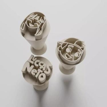 Imagem de Kit Carimbo Marcador Brigadeiros LUCCAS NETO LUCCAS TOON Molde Festa C