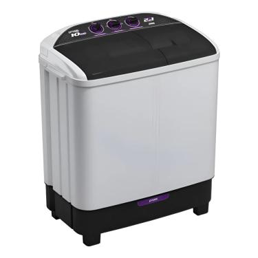 Imagem de Lavadora 2 em 1 Praxis 127v Branca Lava 4kg e Centrifuga 6kg