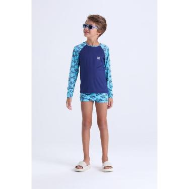 Imagem de Conjunto Moda Praia Infantil Raglan Dino-Masculino