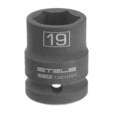 Imagem de Soquete Impacto 1/2`` 19mm Crmo Stels 1321055 Aço Resistente
