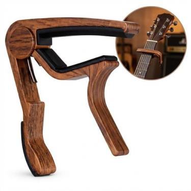 Imagem de Capotraste Metal Voik CAPO WOOD Para Violão Guitarra Ukulele