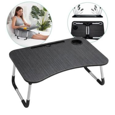 Imagem de Mesa Para Notebook Dobravel em Madeira Sofa Cama Cafe da Manha - Amari