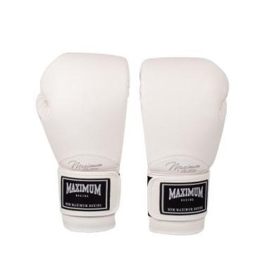 Imagem de Luva De Boxe E Muay Thai Classic White 12oz Maximum
