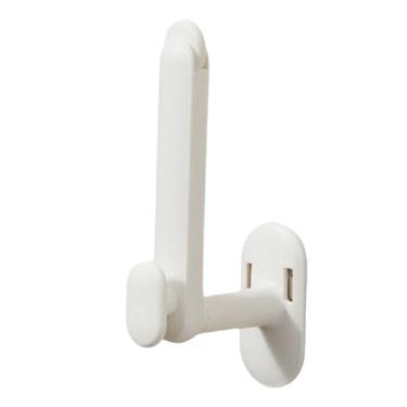 Imagem de Adesivo de gancho de parede, gancho de parede telescópico drapeado | Suporte de cortina de janela adesivo sem broca cabide de armazenamento para dormitório, aluguel, casa, cozinha, lavanderia