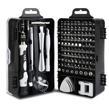 Imagem de Kit Ferramentas 115 Peças Chave De Fenda De Precisão Para Pcs Notebooks Celulares E Vídeo Games