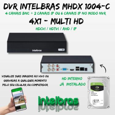 Imagem de Kit 2 Câmeras full Color Dvr Intelbras C/HD 1tb