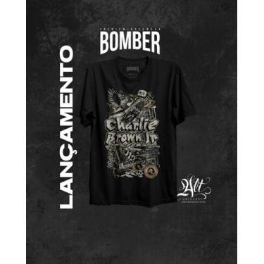 Imagem de Camiseta Preta Banda Charlie Brown Jr  Bomber Rock - ALT UNIVERSE, G