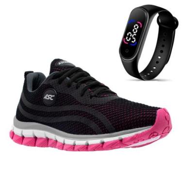 Imagem de Tênis Feminino Confortável Leve Caminhada Trabalho Academia Dia a Dia 