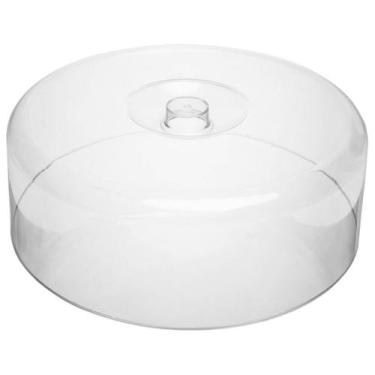 Imagem de Cúpula para Bolo 25,5cm Acrílico Tampa Boleira Transparente Redonda Ly