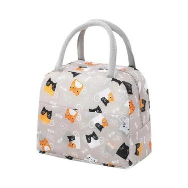 Imagem de Bolsa Térmica Grande E Isolada Para Almoço, Estilo Cartoon, Para Traba