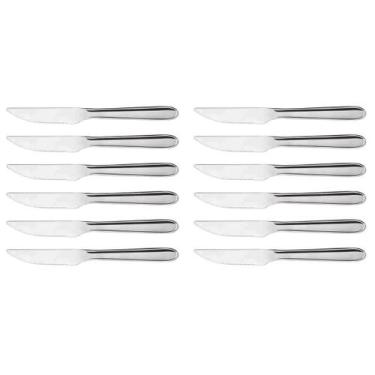 Imagem de Conjunto 12 Facas De Churrasco 20,5cm Turim Brinox Cozinha