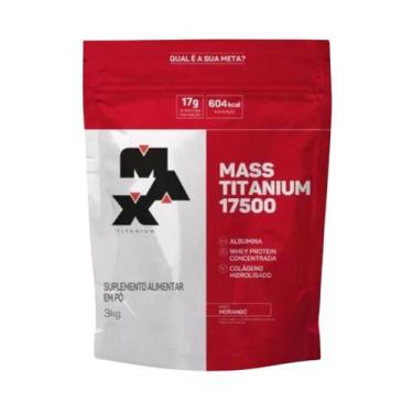 Imagem de Mass Titanium 17500 Refil 3kg Max Titanium, Morango
