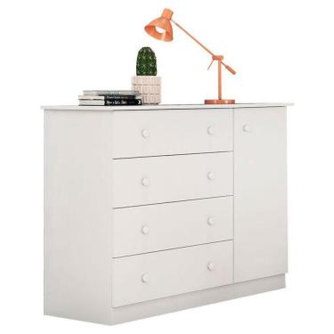 Imagem de Cômoda Infantil Helena Branco Brilho - Phoenix