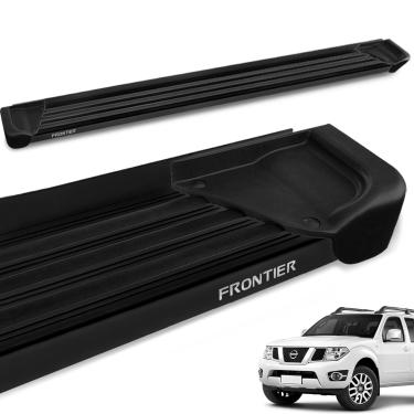 Imagem de Estribo Lateral Frontier 2008 a 2016 Aluminio Preto A1