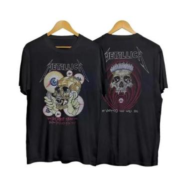 Imagem de Camiseta Masculina Preta Metallica Justice for All Heavy Metal, Nova C