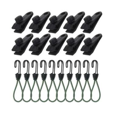 Imagem de Clipes De Fixação Para Tendas De Alta Resistência Com Corda Elástica, 