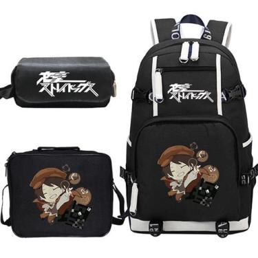 Imagem de Conjunto de mochilas Bungos Strays Dogs Dazais Osamus Cartoon Kids - Y