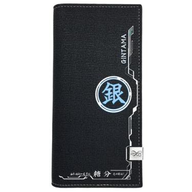 Imagem de Carteira Gintamas Anime Characters Slim BiFold Multi PU 18,4 x 9,3 cm 